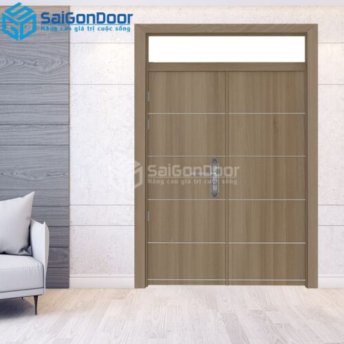 Cửa Gỗ HDF Laminate 2P1R10 FIX-MDFL-SGD