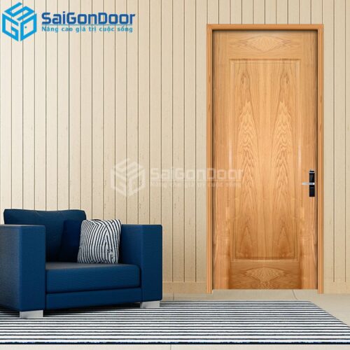 Cửa Gỗ HDF Veneer 1B Sồi-HDFV-SGD