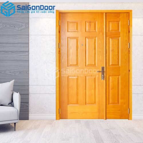 Cửa Gỗ HDF Veneer 9A ASH canh lon canh nho-HDFV-SGD